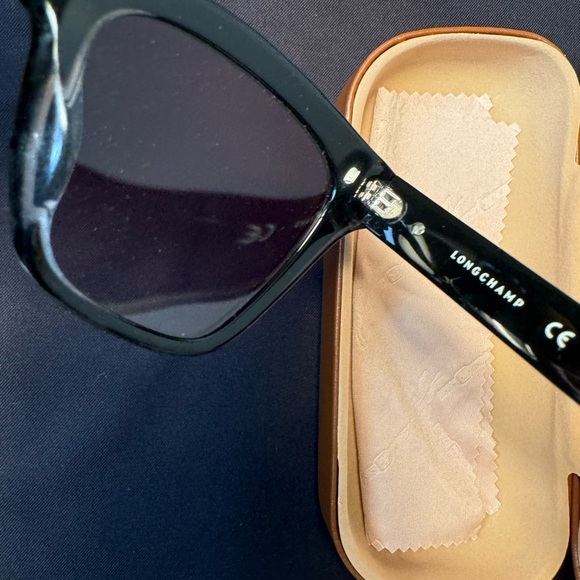 NWT Longchamp Women’s Cat Eye Black Sunglasses - Picture 10 of 12